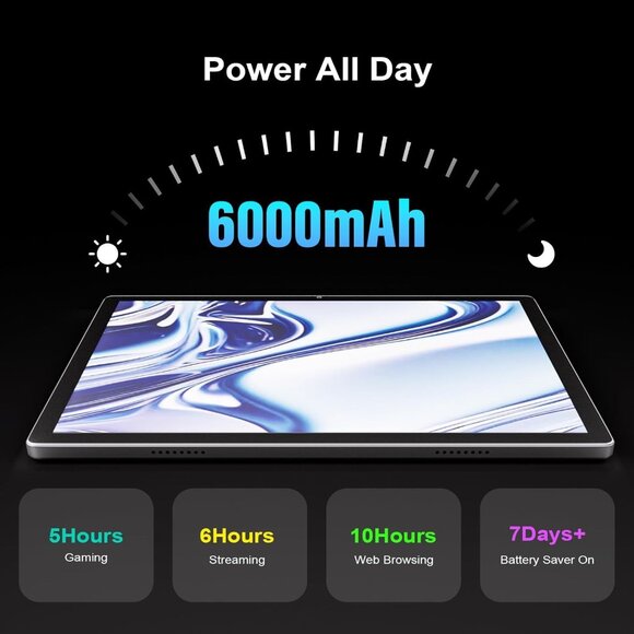 Android 14 Tablet 10.1 inch Octa-Core Processor 64GB Expandable with SD Wifi - Picture 4 of 9